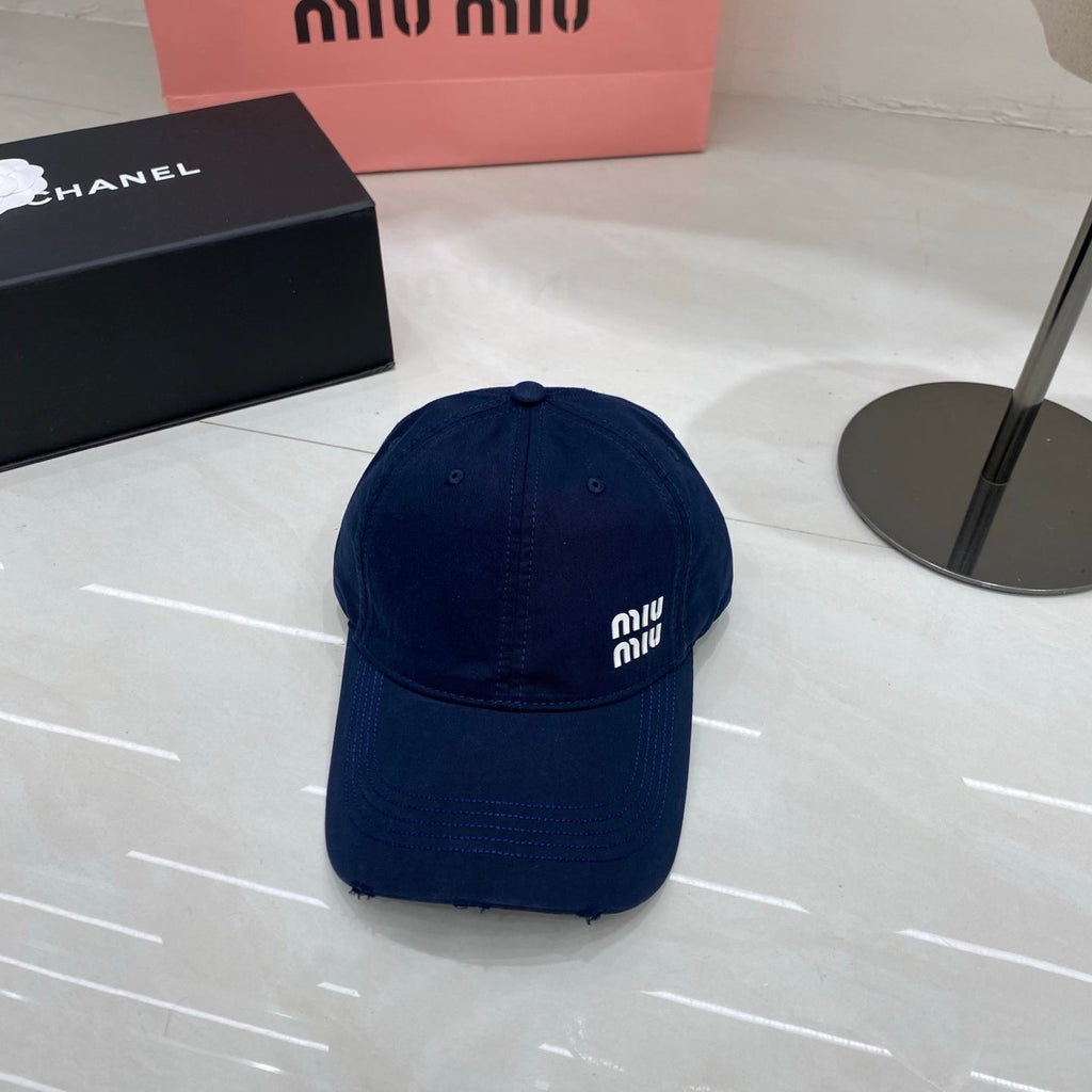 Miu Miu Logo Baseball Cap