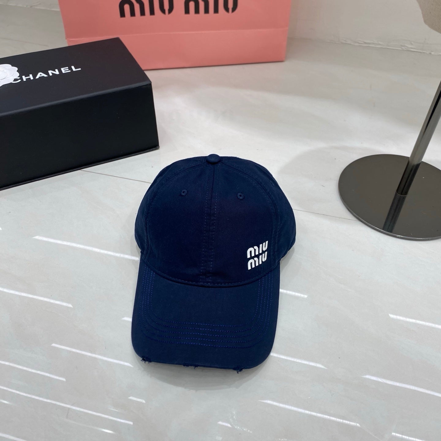 Miu Miu Logo Baseball Cap