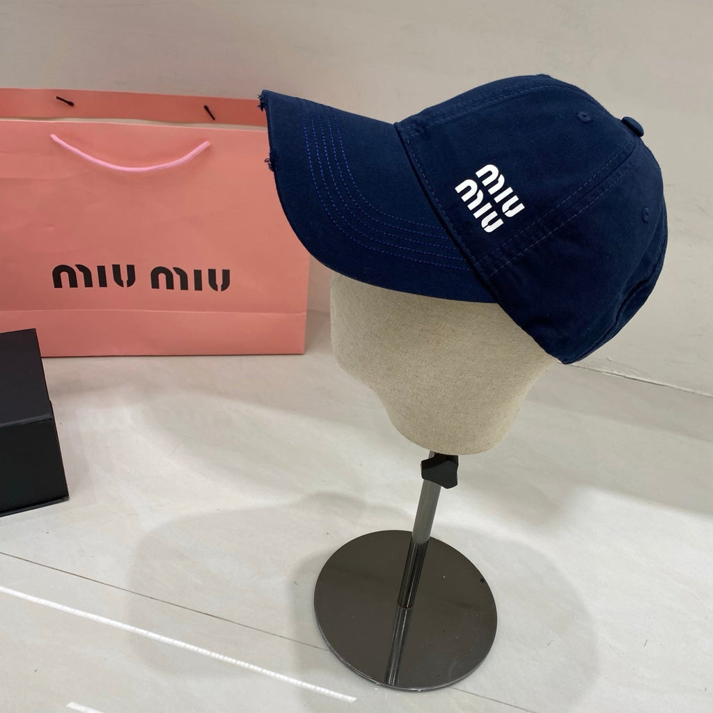 Miu Miu Logo Baseball Cap