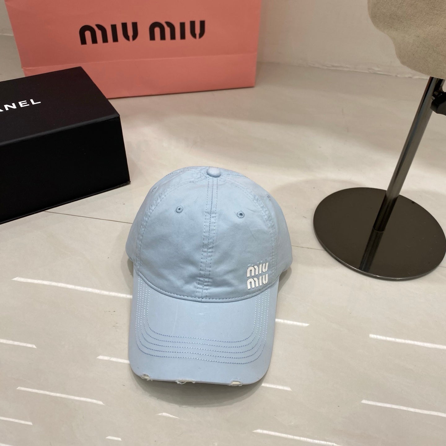 Miu Miu Logo Baseball Cap