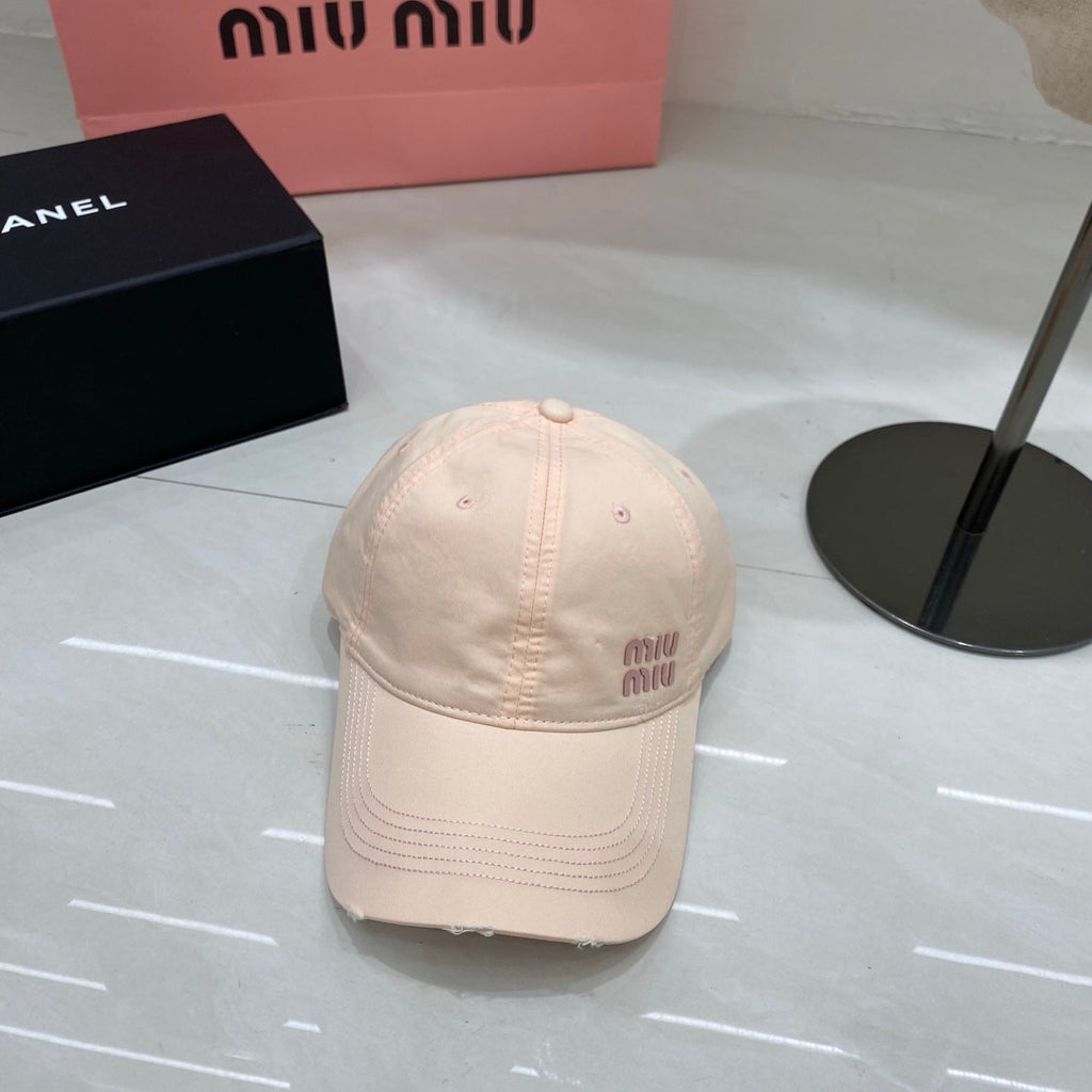 Miu Miu Logo Baseball Cap