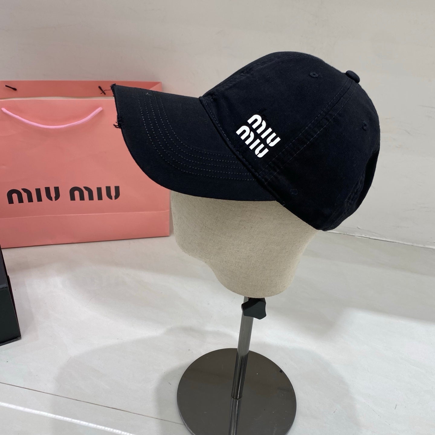 Miu Miu Logo Baseball Cap