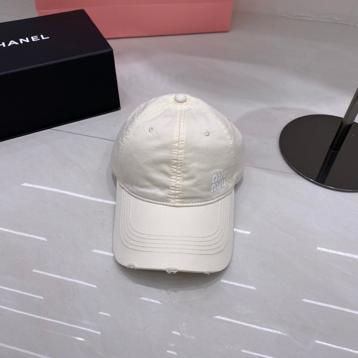 Miu Miu Logo Baseball Cap