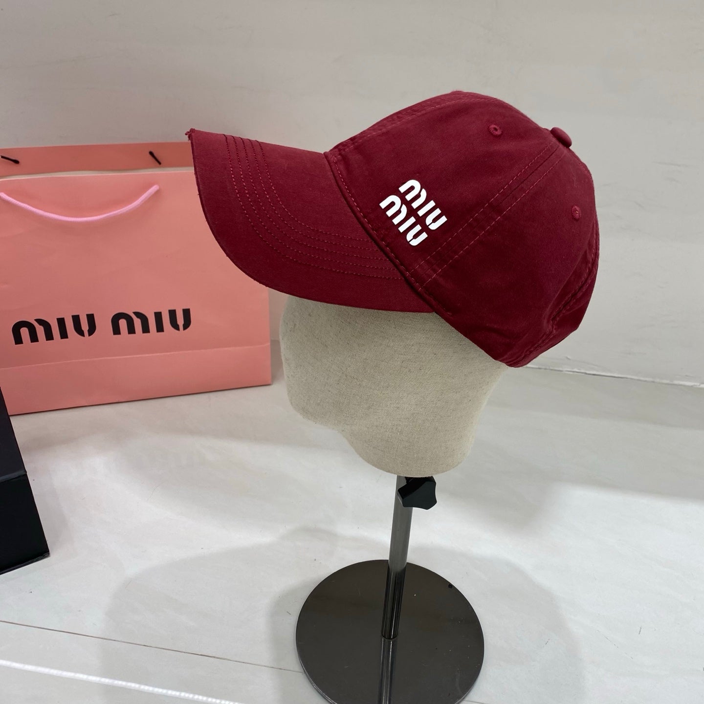 Miu Miu Logo Baseball Cap