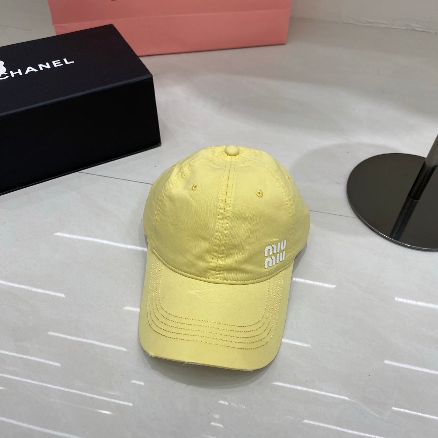 Miu Miu Logo Baseball Cap
