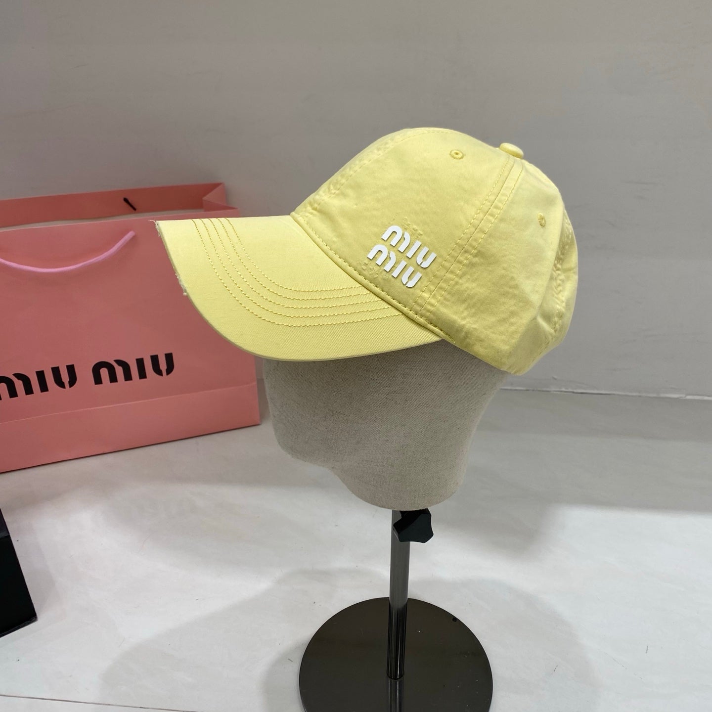 Miu Miu Logo Baseball Cap
