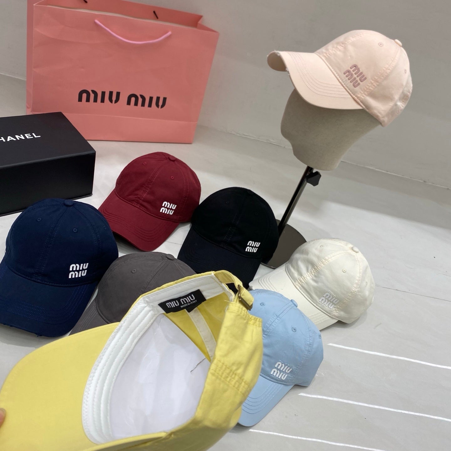 Miu Miu Logo Baseball Cap
