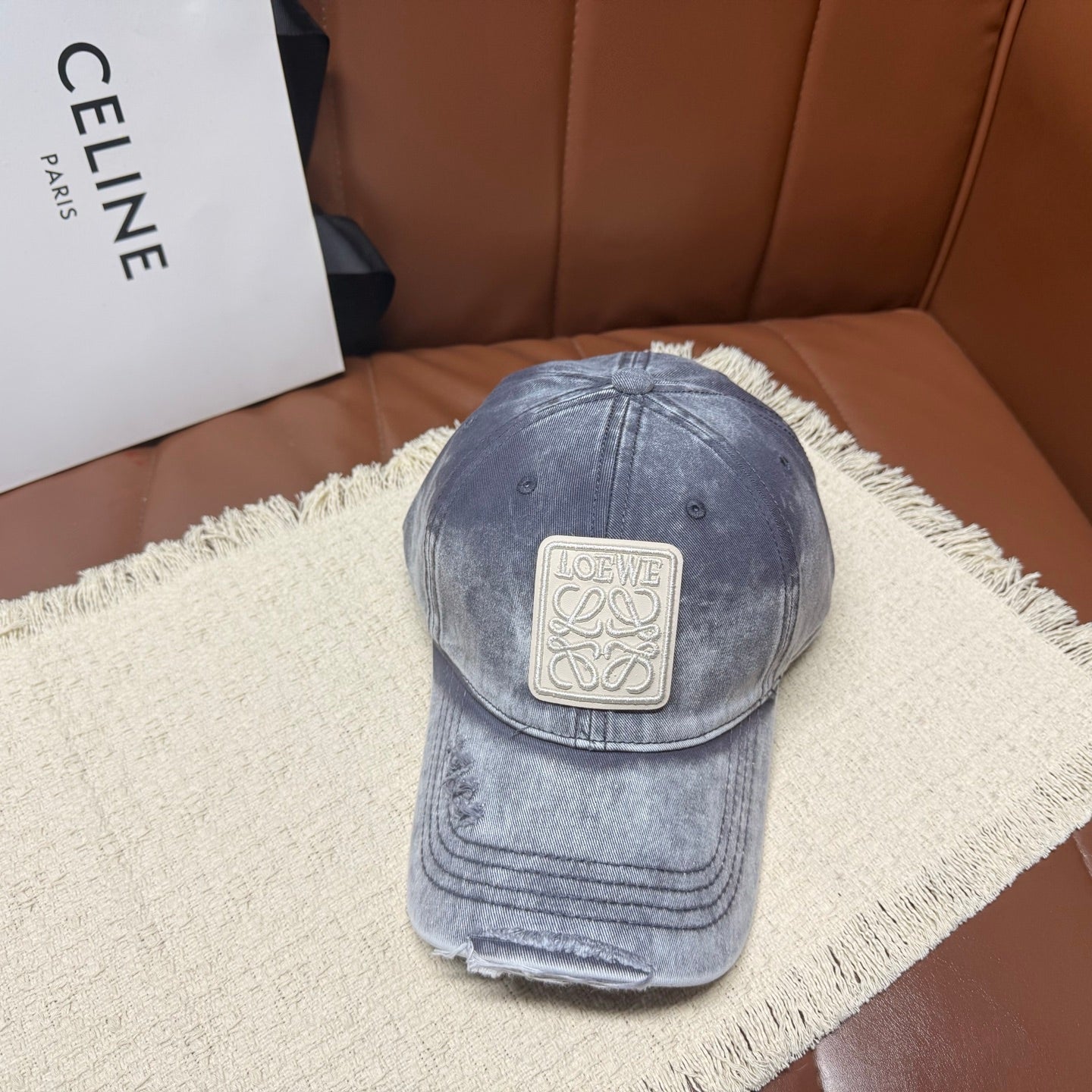 LV Washed Baseball Cap Details Baseball Cap