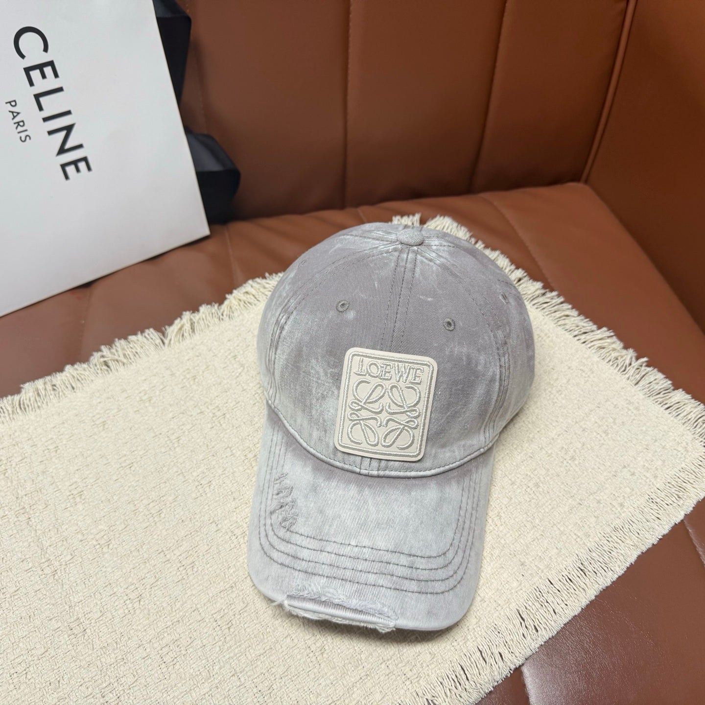 LV Washed Baseball Cap Details Baseball Cap
