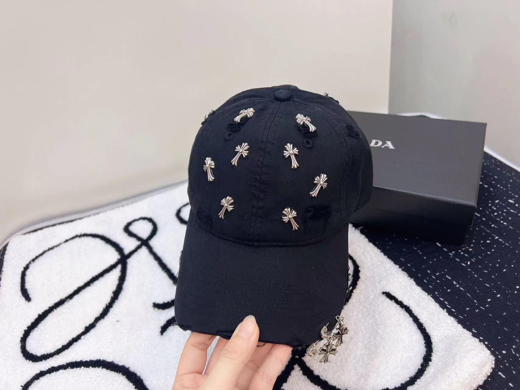 ❤Chrome Hearts New Baseball Cap Details Baseball Cap
