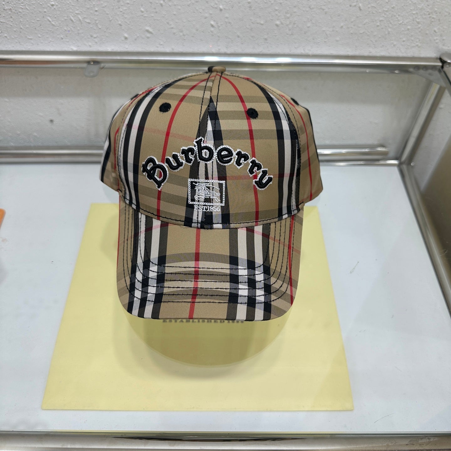 Burberry Check Baseball Cap