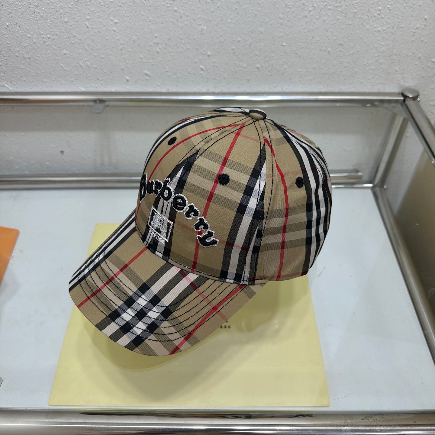 Burberry Check Baseball Cap
