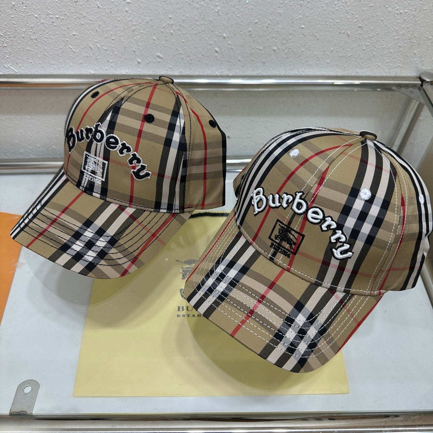 Burberry Check Baseball Cap