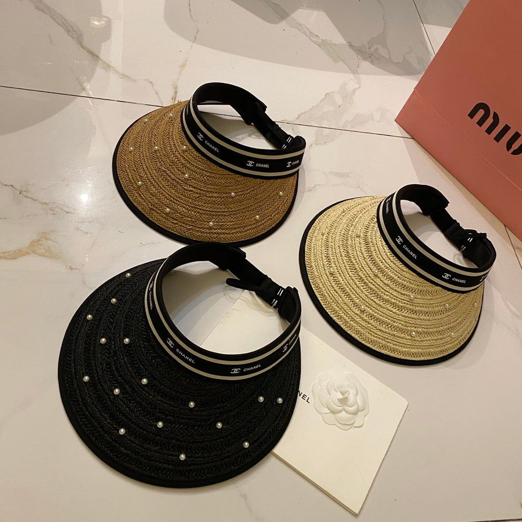 Chanel Pearl Open-Top Hat