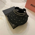 Chanel Pearl Open-Top Hat
