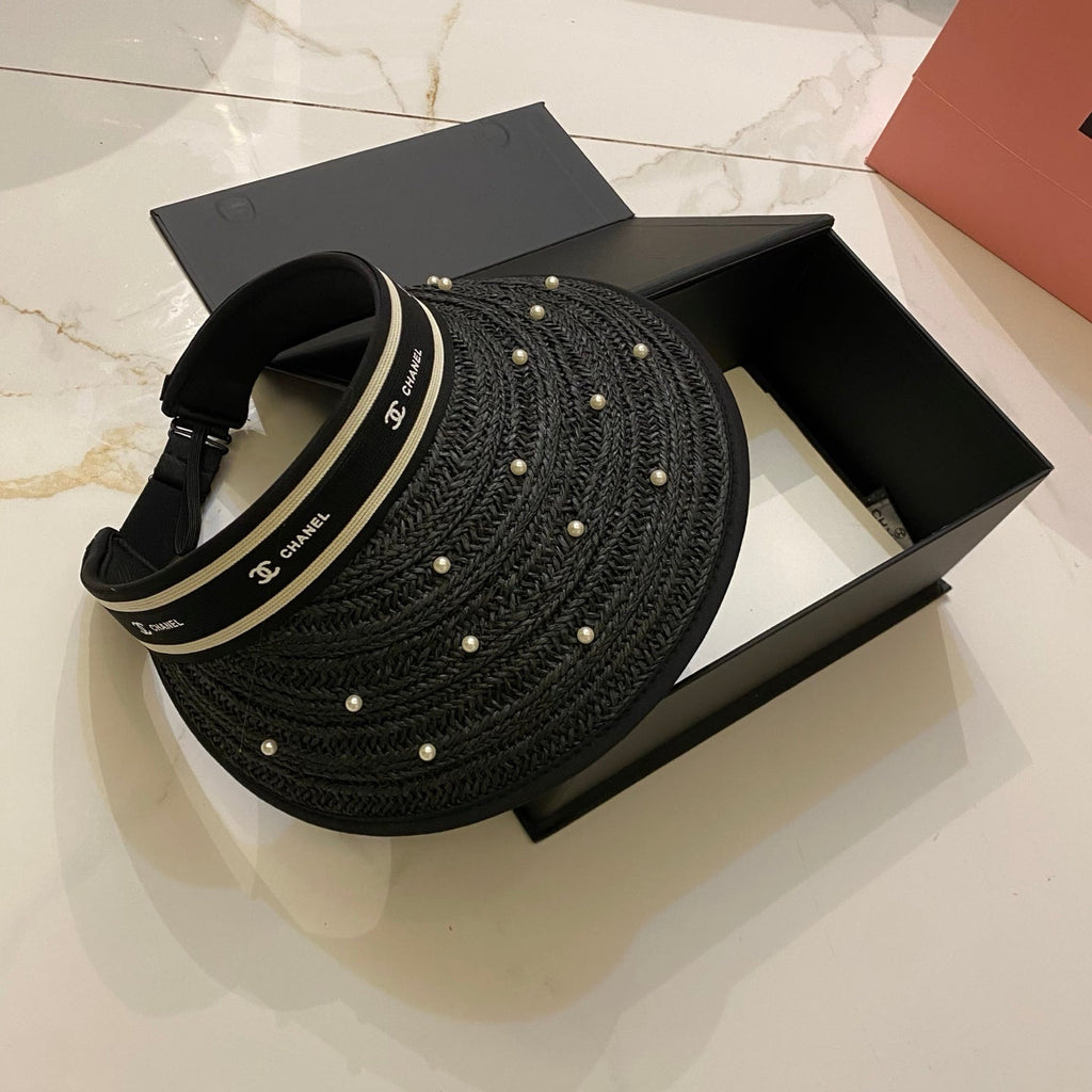 Chanel Pearl Open-Top Hat