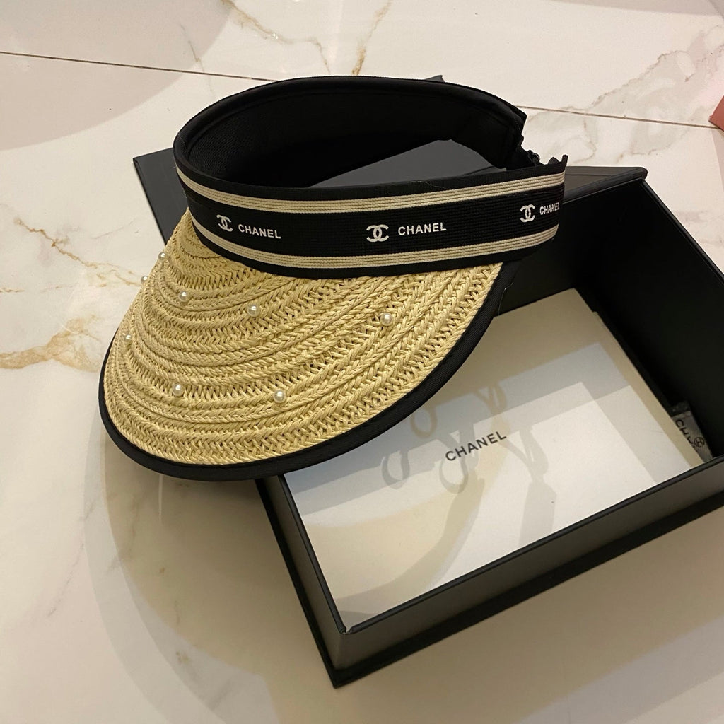 Chanel Pearl Open-Top Hat