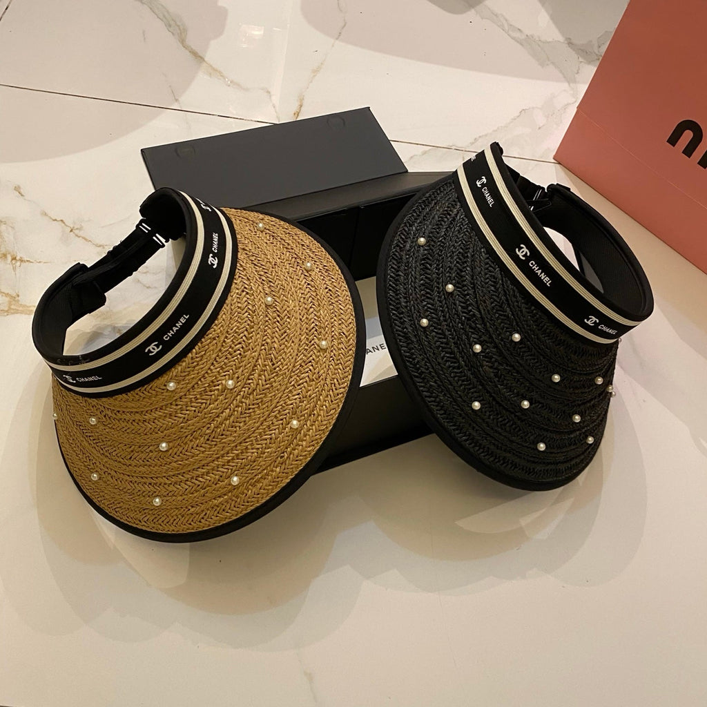 Chanel Pearl Open-Top Hat