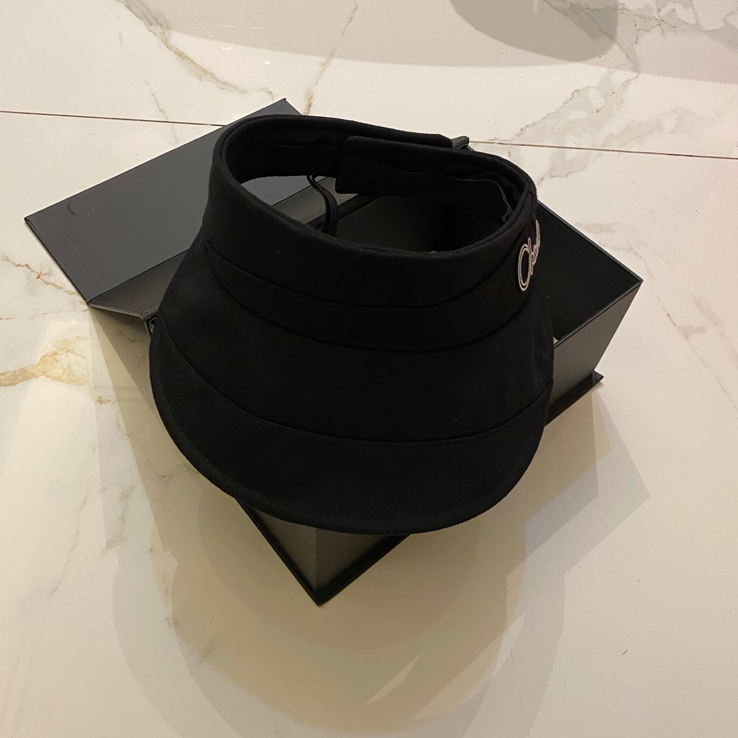 CHANEL Cotton Linen Open-top Hat