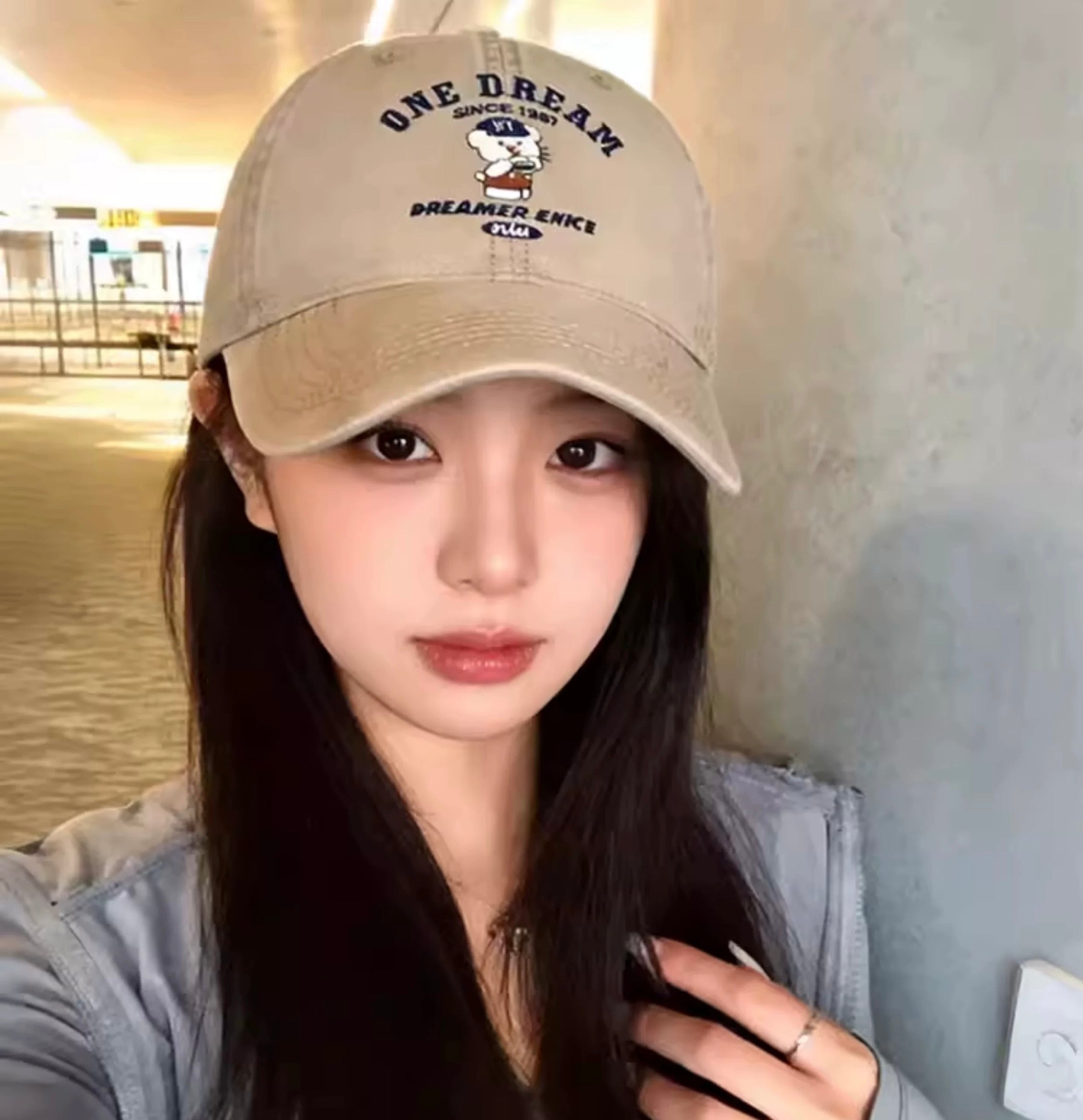 Embroidered Bear Baseball Cap