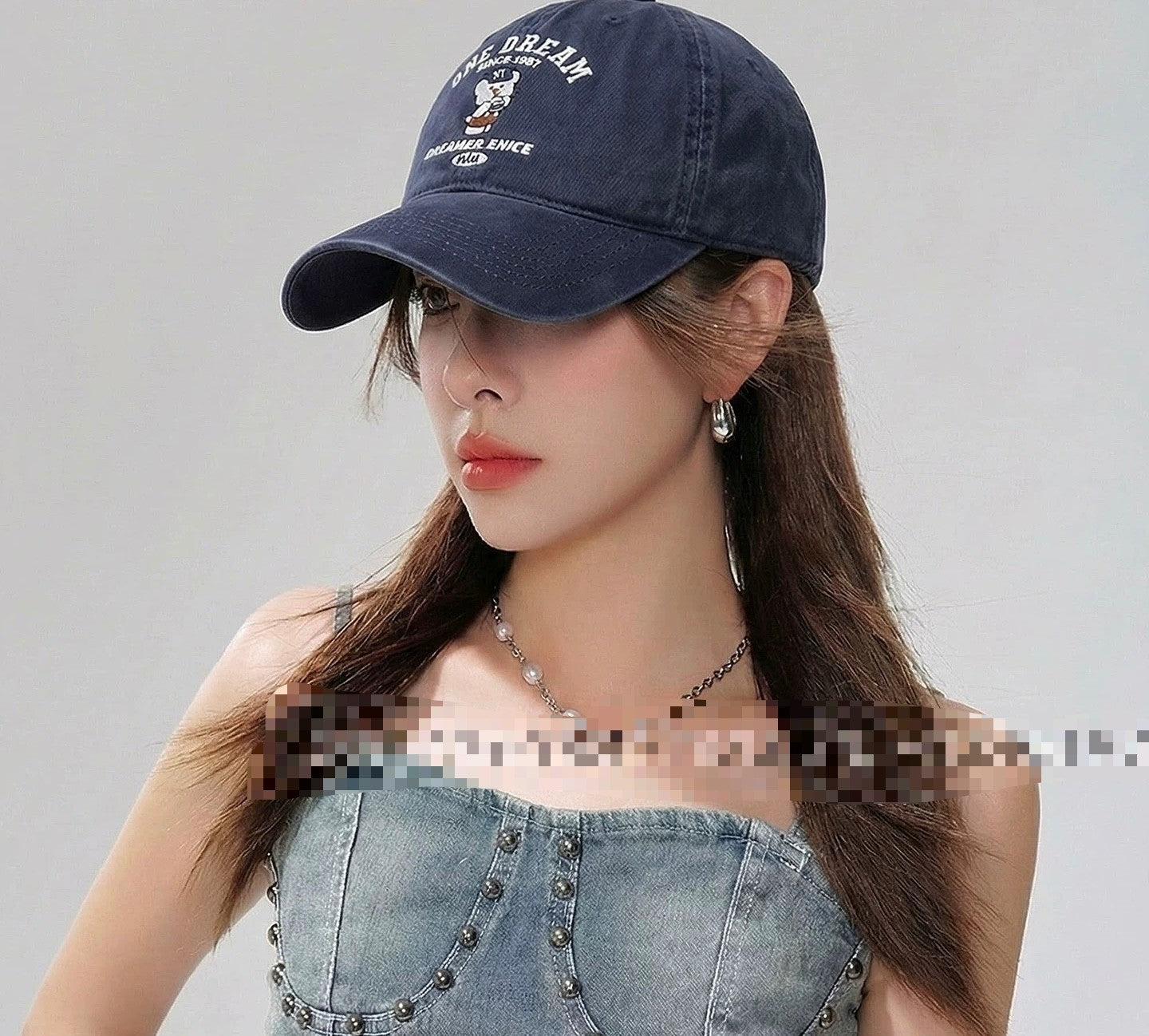 Embroidered Bear Baseball Cap