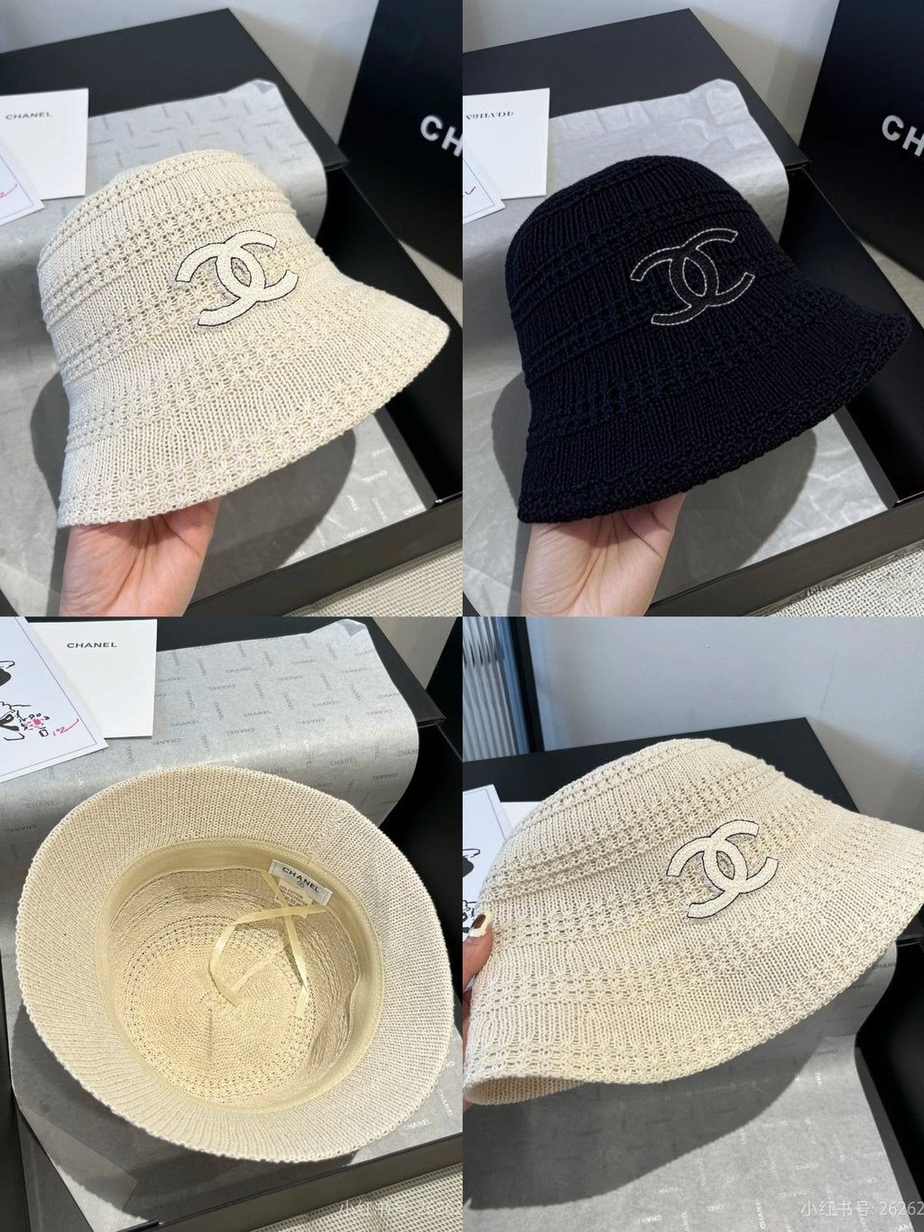 Chanel Knit Little Chanel Style Fisherman Hat