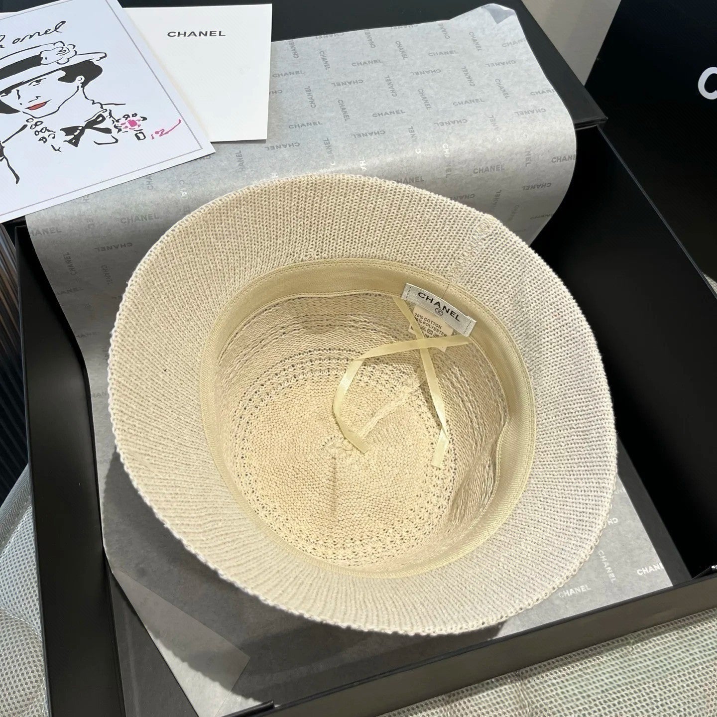 Chanel Knit Little Chanel Style Fisherman Hat