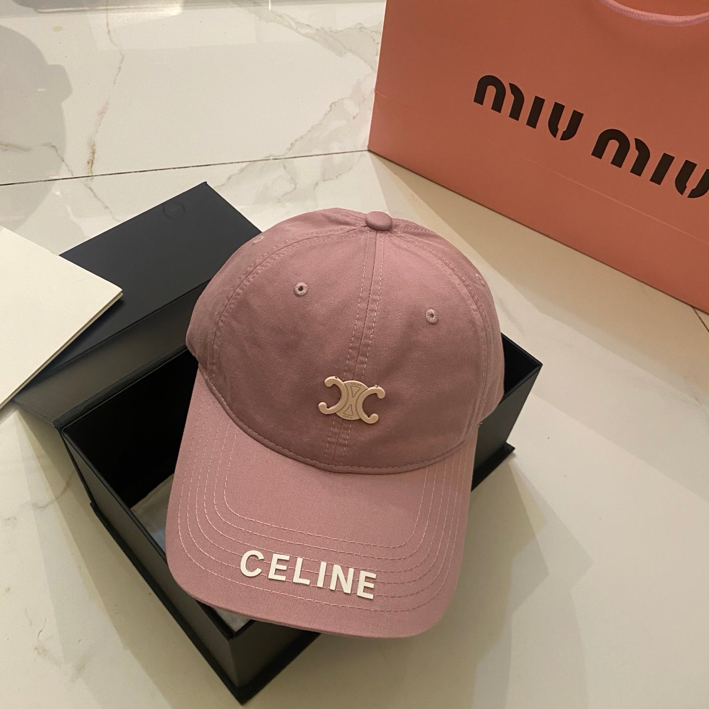 CELINE Baseball Cap in Dopamine Color Scheme