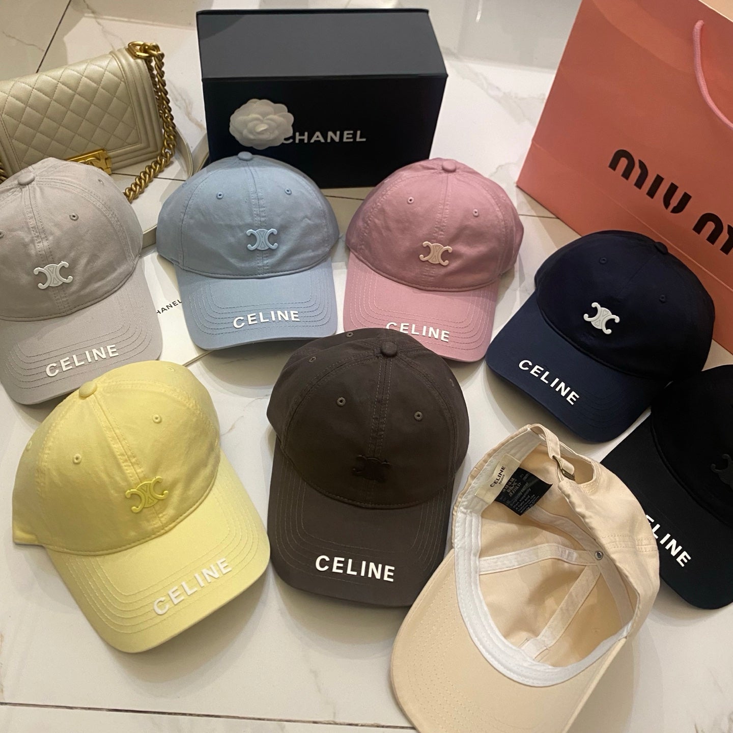 CELINE Baseball Cap in Dopamine Color Scheme