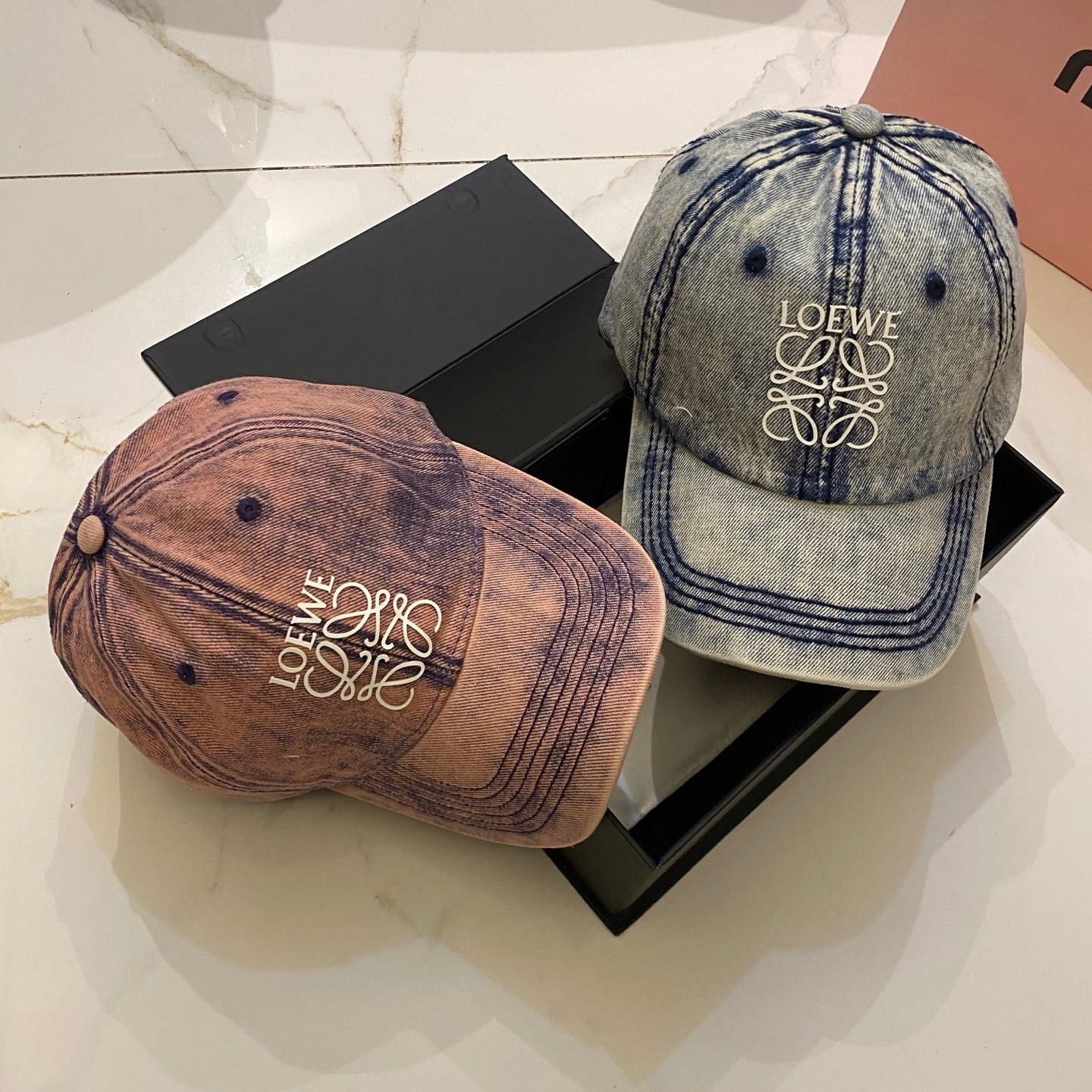 Loewe Washed Denim Baseball Cap