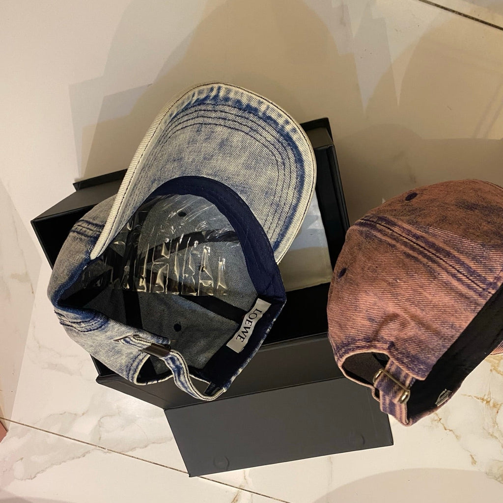 Loewe Washed Denim Baseball Cap