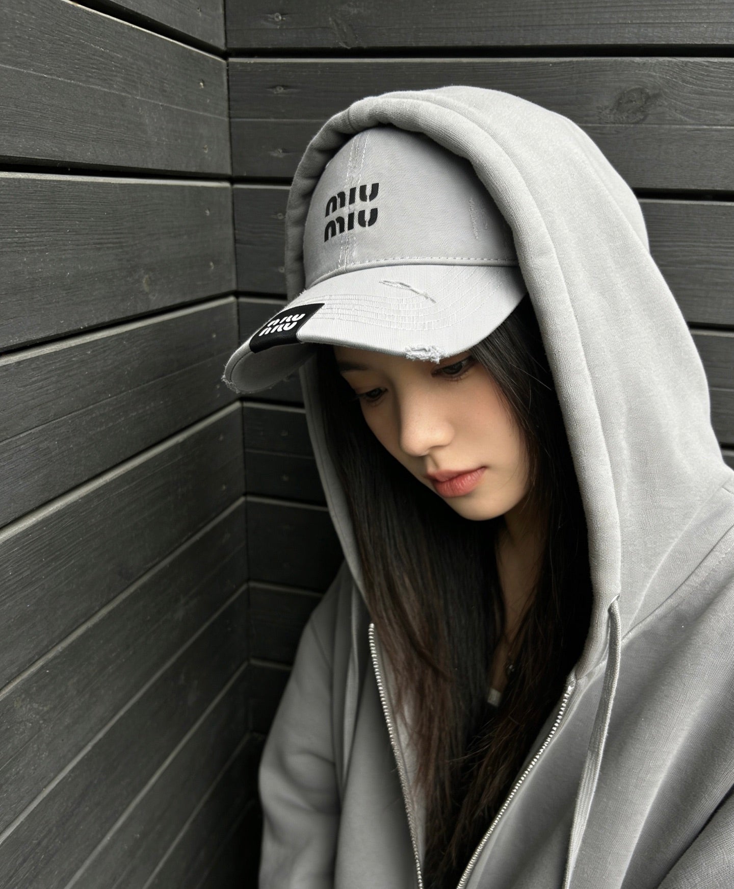 MiuMiu Washed Baseball Cap