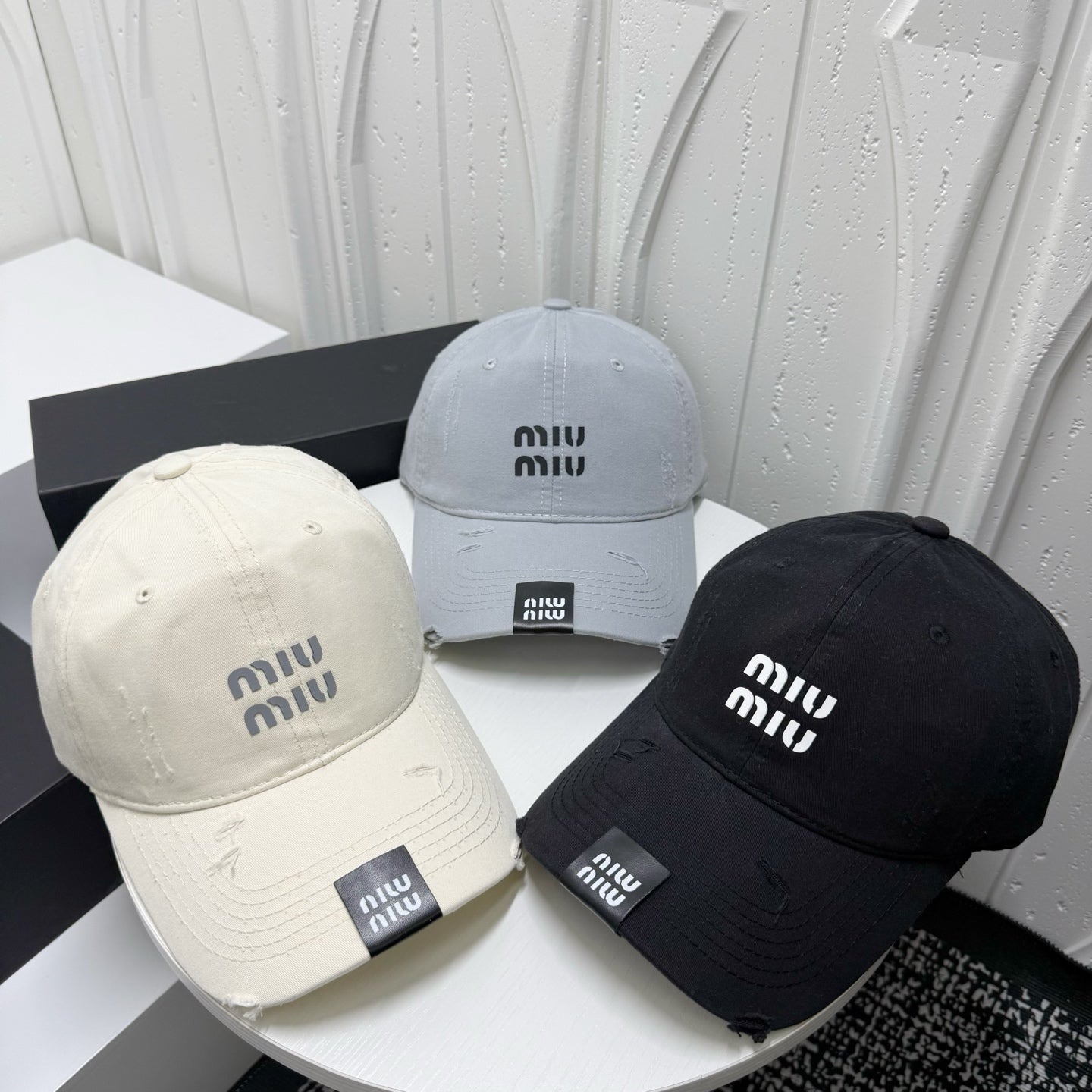 MiuMiu Washed Baseball Cap