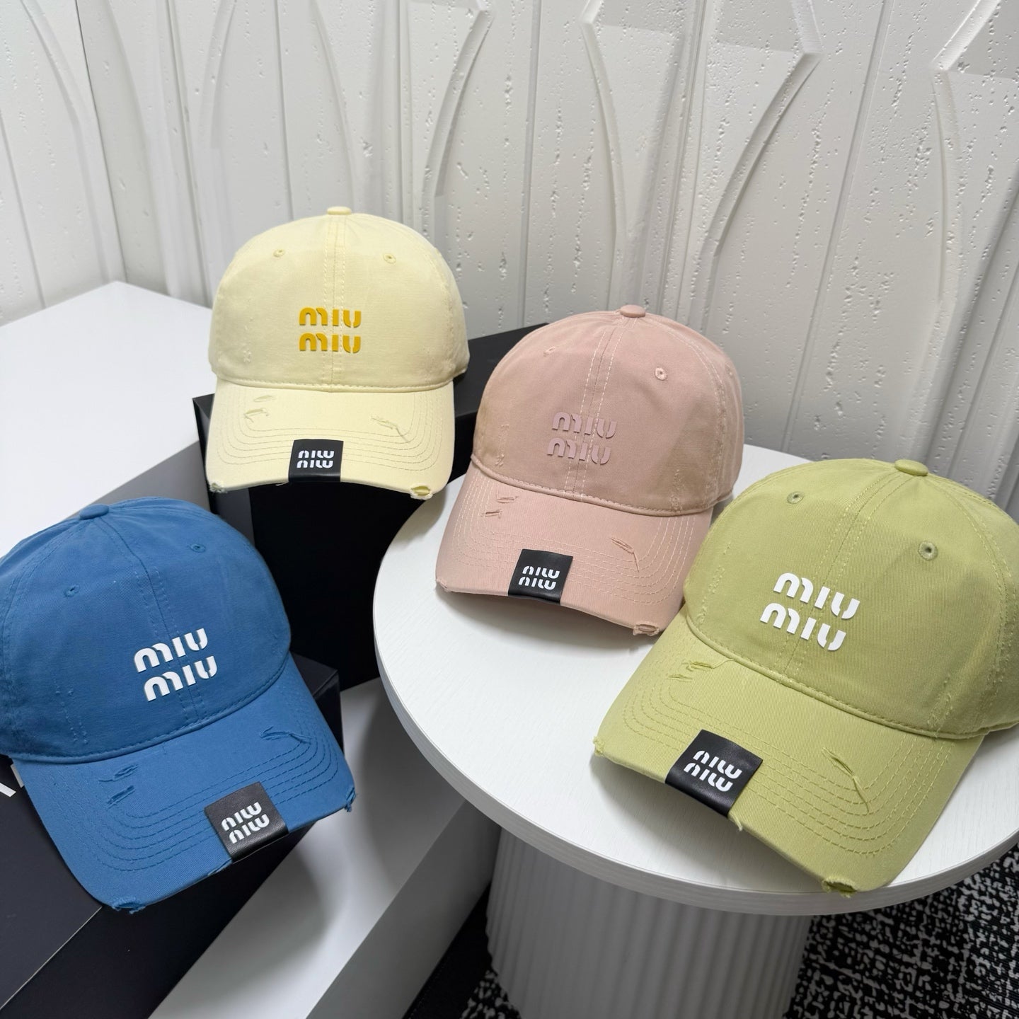 MiuMiu Washed Baseball Cap
