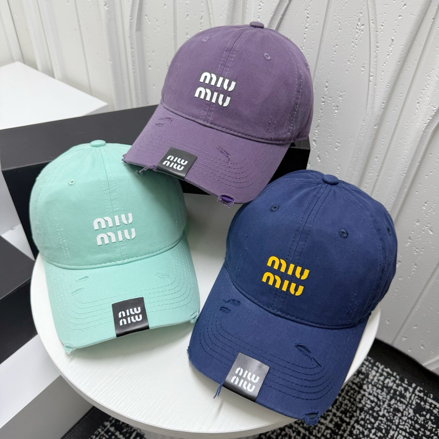 MiuMiu Washed Baseball Cap