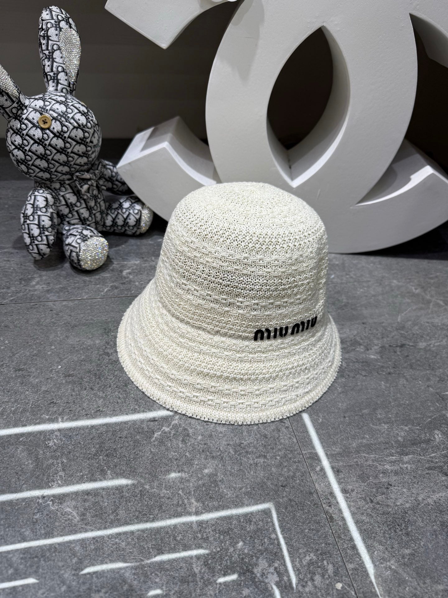 Miumiu Knitted Fisherman Hat