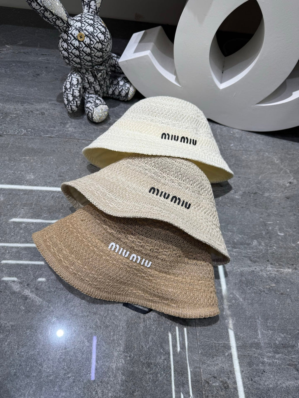 Miumiu Knitted Fisherman Hat