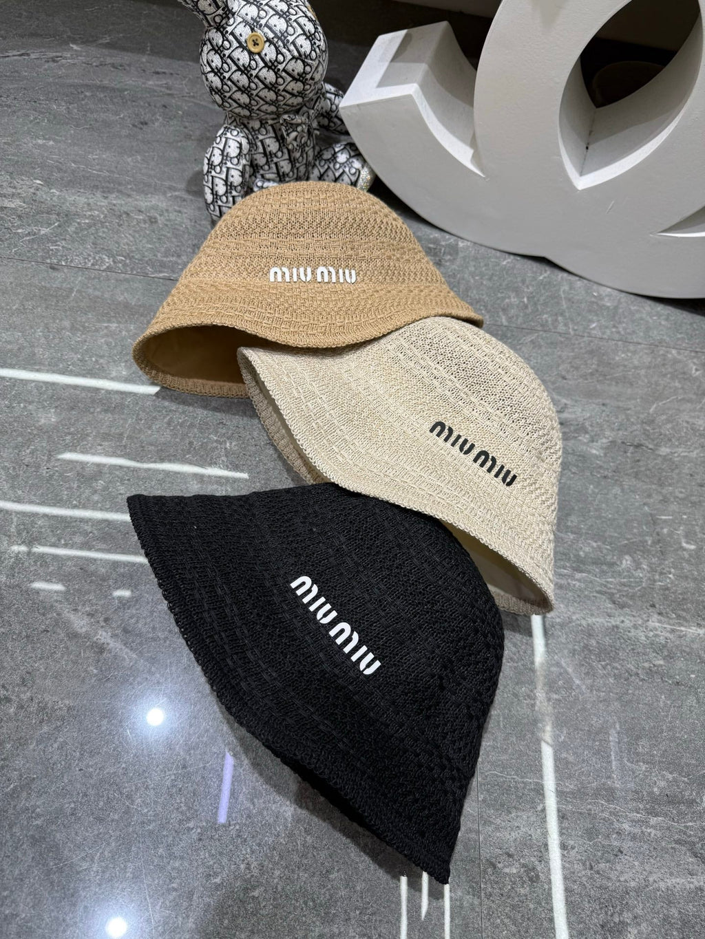 Miumiu Knitted Fisherman Hat
