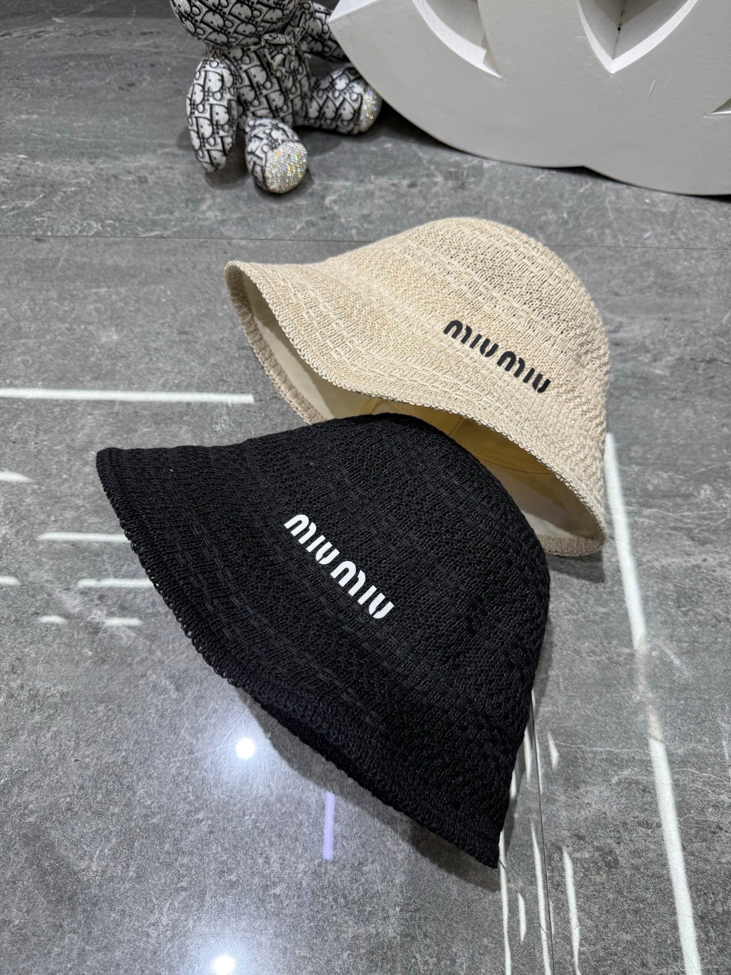 Miumiu Knitted Fisherman Hat