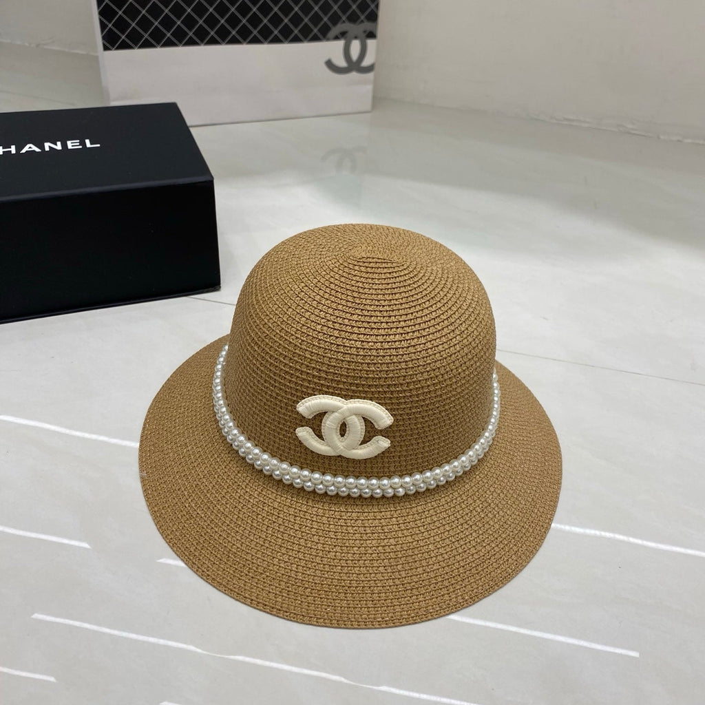 Chanel Straw Hat/Basin Hat
