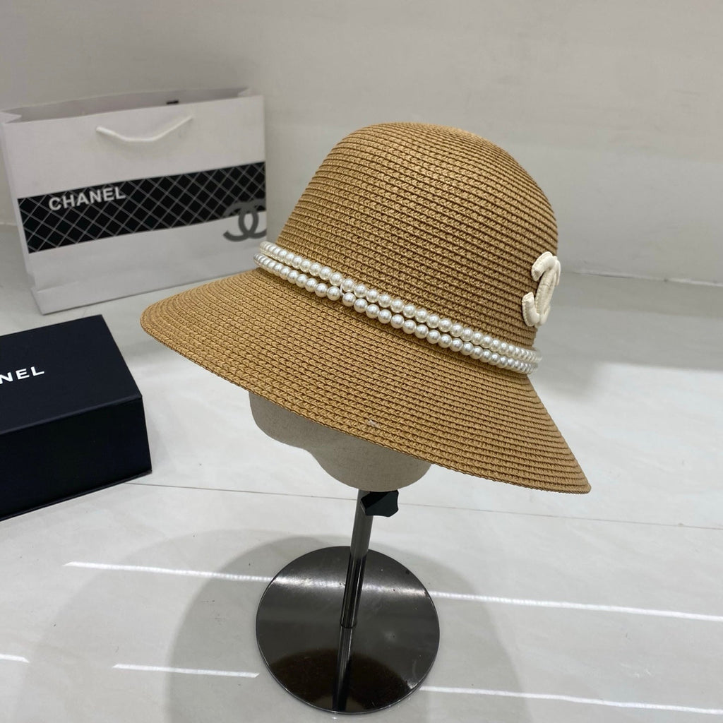 Chanel Straw Hat/Basin Hat