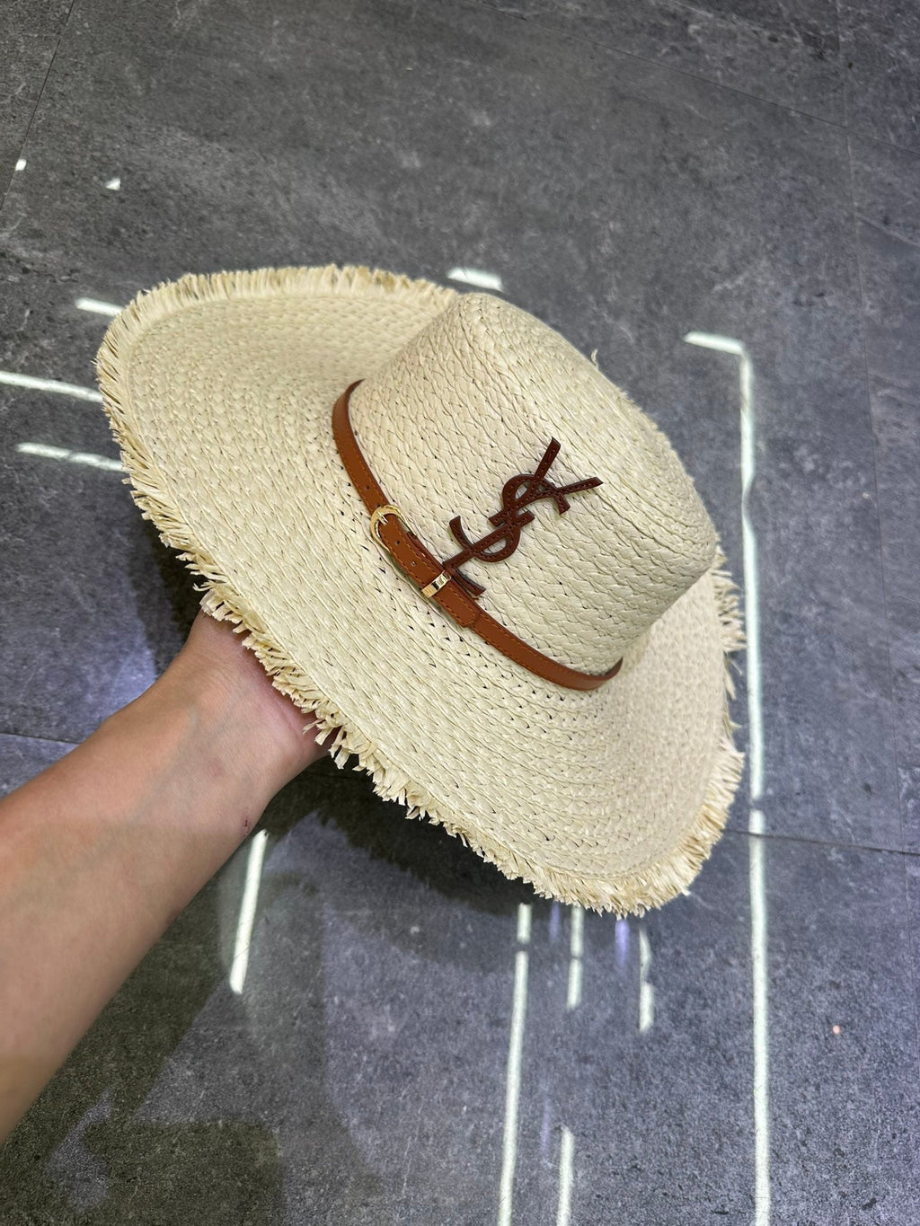 YSL Handmade Knitted Flat Cap