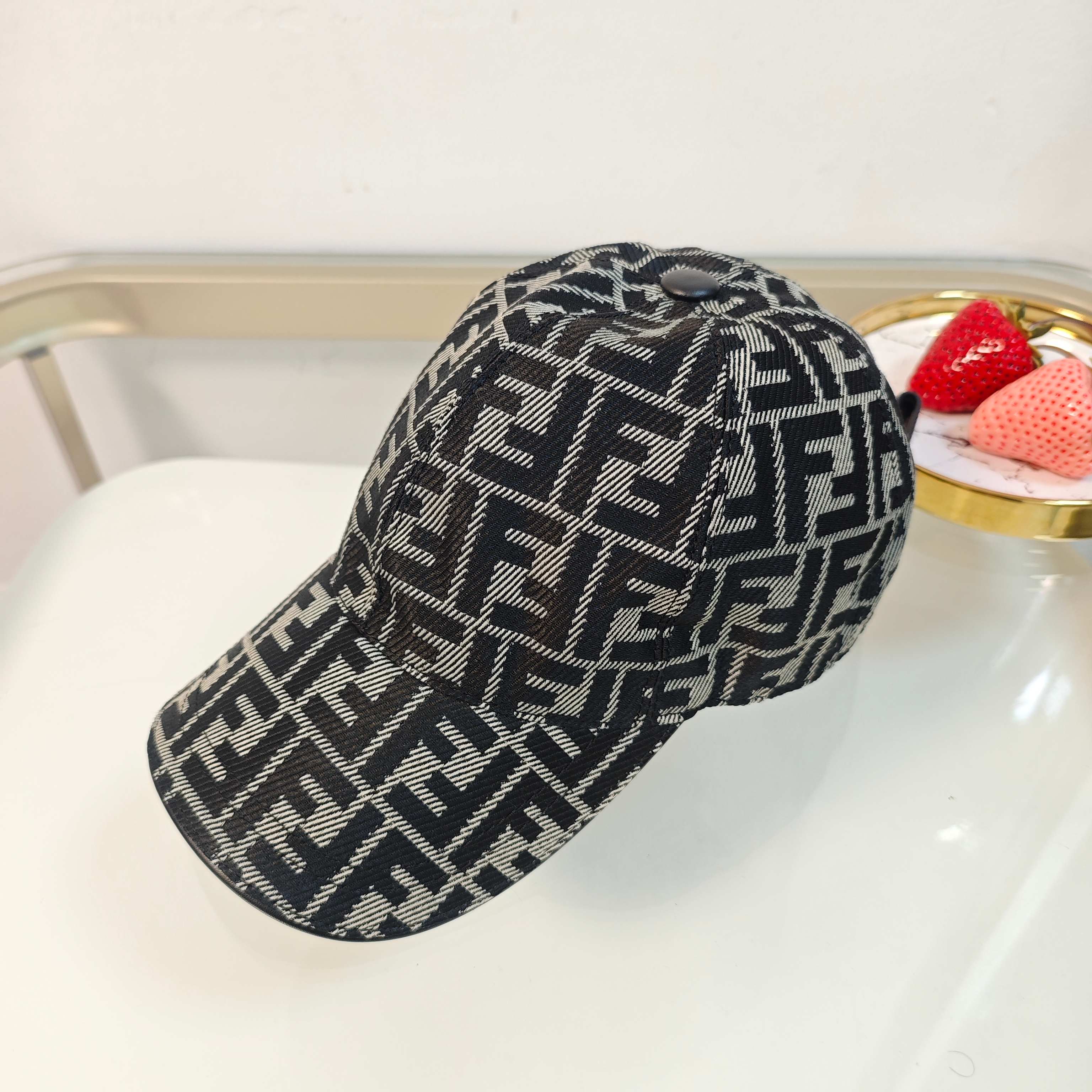 Fendi Embroidered Baseball Cap