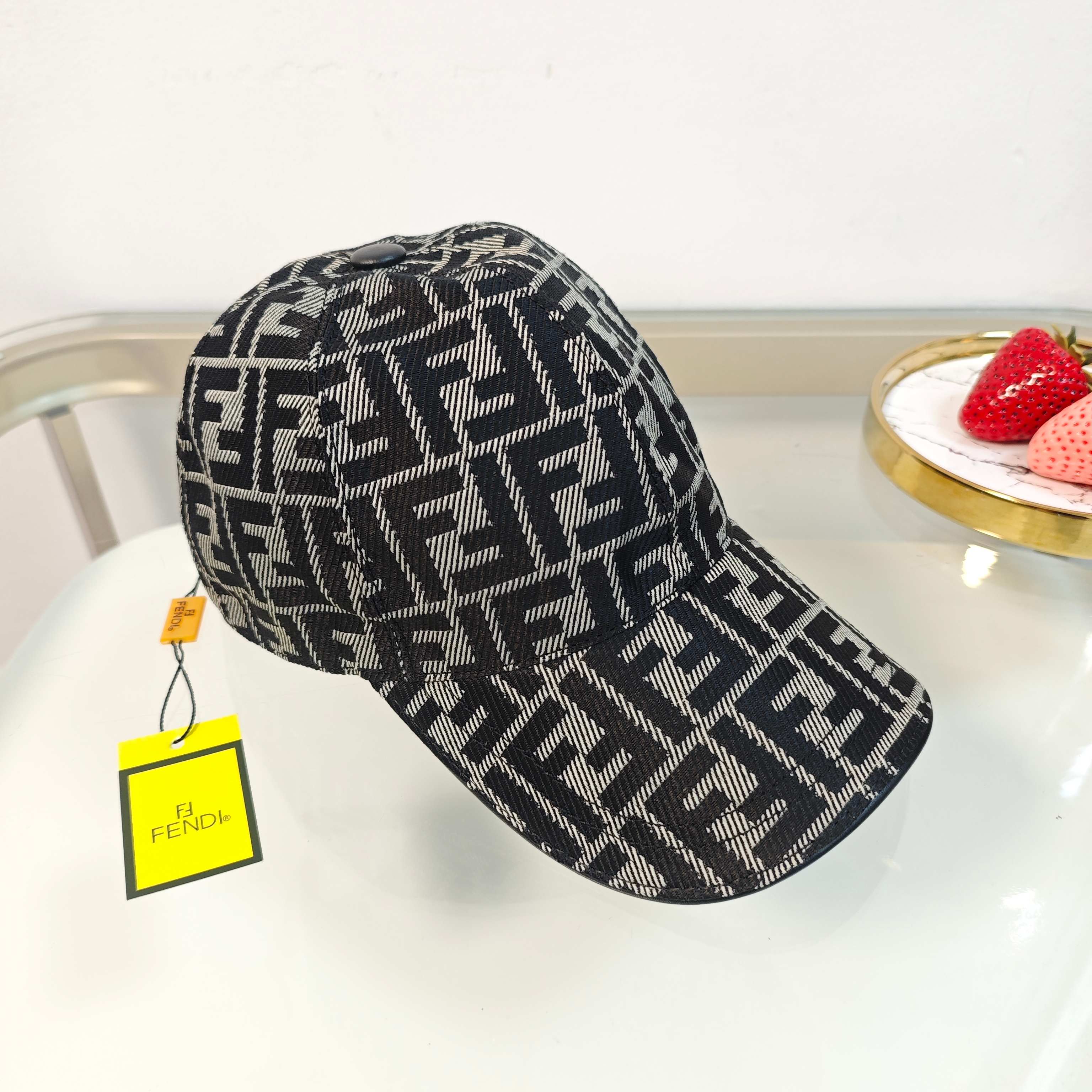 Fendi Embroidered Baseball Cap