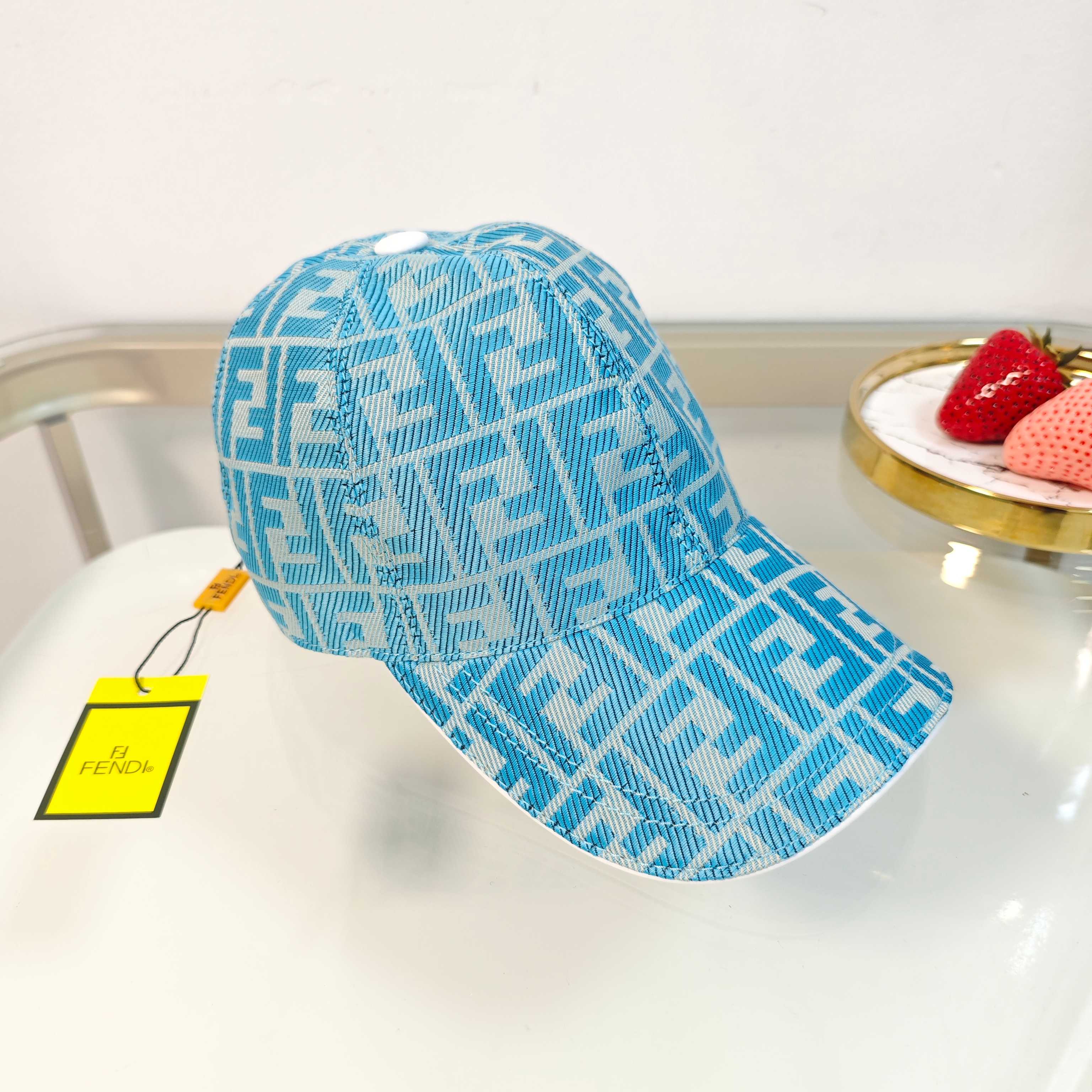 Fendi Embroidered Baseball Cap