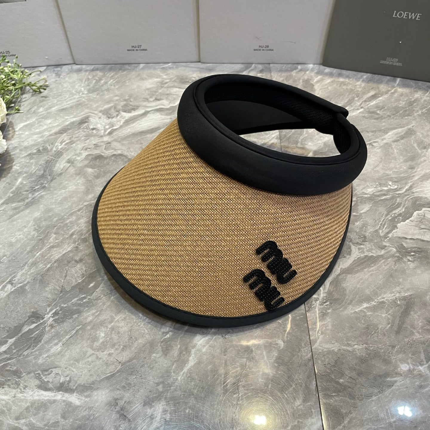 MiuMiu Open-top sun hat