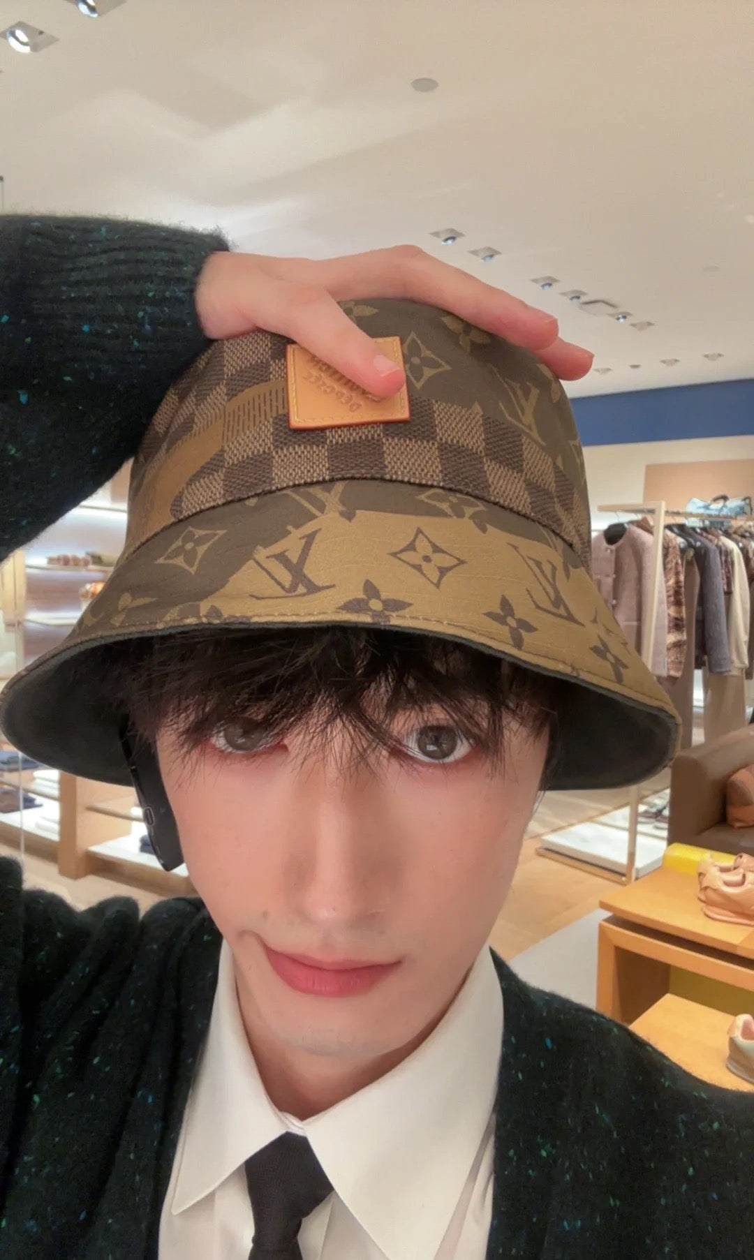 LV Double-sided Camouflage Fisherman Hat