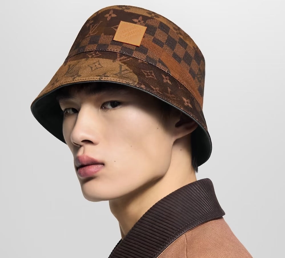 LV Double-sided Camouflage Fisherman Hat
