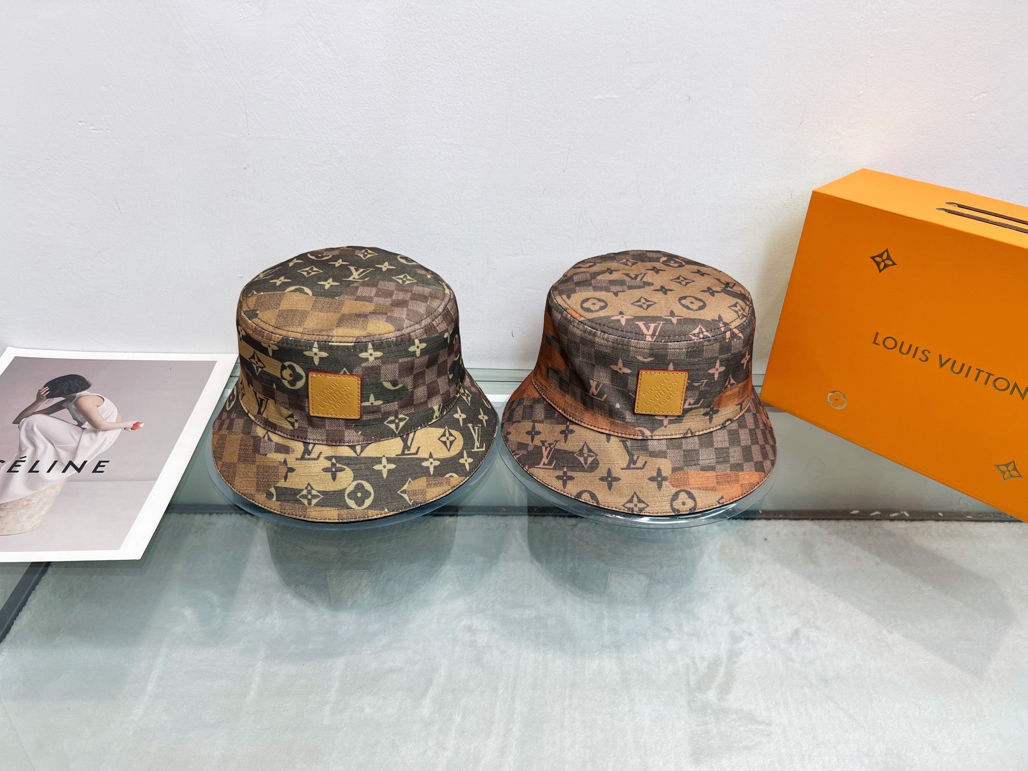 LV Double-sided Camouflage Fisherman Hat