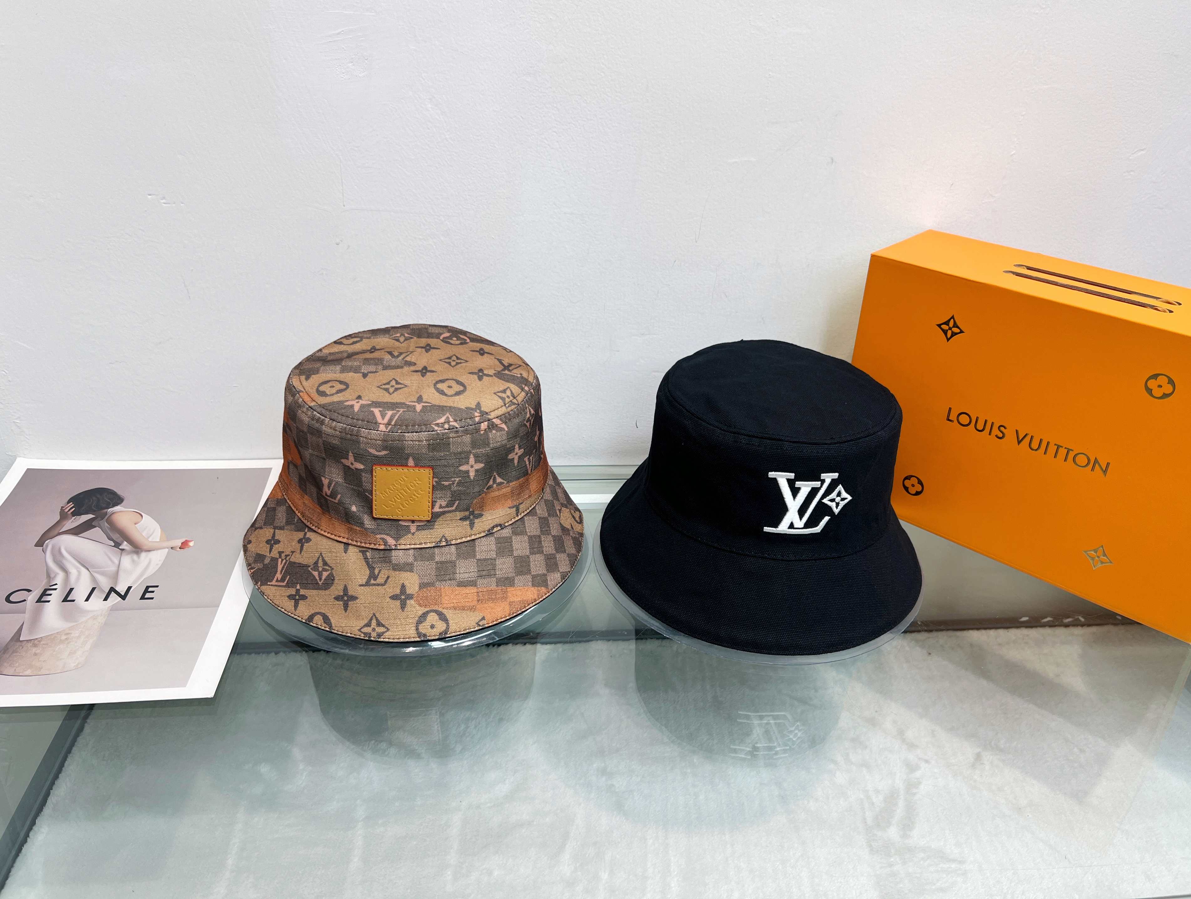 LV Double-sided Camouflage Fisherman Hat